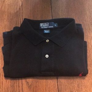 Men’s Black Polo- Large